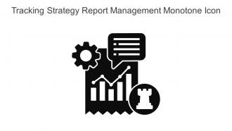 Tracking Strategy Report Management Monotone Icon In Powerpoint Pptx Png And Editable Eps Format