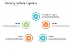 Tracking system logistics ppt powerpoint presentation infographics example introduction cpb