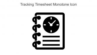 Tracking Timesheet Monotone Icon In Powerpoint Pptx Png And Editable Eps Format