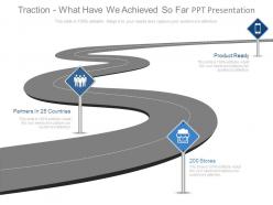 Traction What Have We Achieved So Far Ppt Presentation