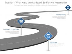 Traction what have we achieved so far ppt presentation