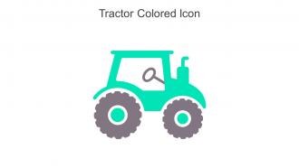 Tractor Colored Icon In Powerpoint Pptx Png And Editable Eps Format