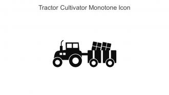 Tractor Cultivator Monotone Icon In Powerpoint Pptx Png And Editable Eps Format