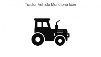Tractor Vehicle Monotone Icon In Powerpoint Pptx Png And Editable Eps Format