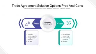trade agreement solution options pros and cons