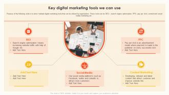 Trade And Consumer Marketing Key Digital Marketing Tools We Can Use