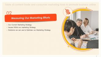 Trade And Consumer Marketing Tools To Promote Business Online Complete Deck Idea Good