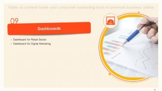 Trade And Consumer Marketing Tools To Promote Business Online Complete Deck Analytical Good