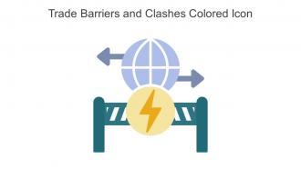 Trade Barriers And Clashes Colored Icon In Powerpoint Pptx Png And Editable Eps Format