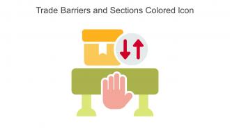 Trade Barriers And Sections Colored Icon In Powerpoint Pptx Png And Editable Eps Format