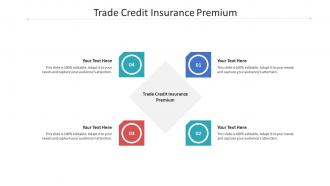 Trade credit insurance premium ppt powerpoint presentation outline mockup cpb
