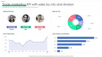 Trade Marketing KPI With Sales By City And Division