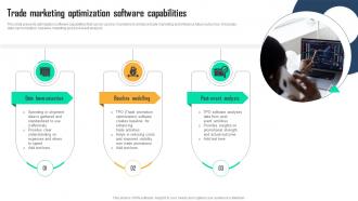 Trade Marketing Optimization Software Capabilities