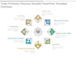 61782234 style linear 1-many 8 piece powerpoint presentation diagram infographic slide