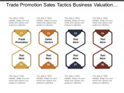 Trade promotion sales tactics business valuation management teambuilding cpb