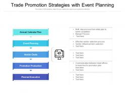 Trade Promotion Strategies With Event Planning