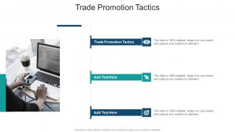 Trade Promotion Tactics In Powerpoint And Google Slides Cpb
