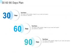 Trade promotional tools 30 60 90 days plan ppt powerpoint presentation styles graphic images
