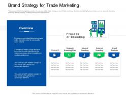 Trade Sales Promotion Brand Strategy For Trade Marketing Ppt Powerpoint Slides Elements