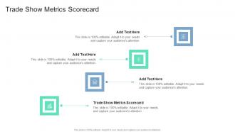 Trade Show Metrics Scorecard In Powerpoint And Google Slides Cpb