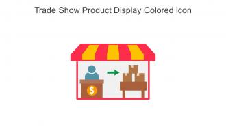 Trade Show Product Display Colored Icon In Powerpoint Pptx Png And Editable Eps Format