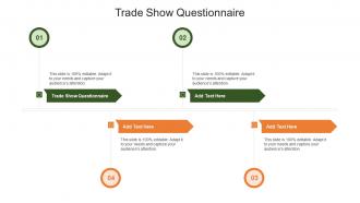 Trade Show Questionnaire In Powerpoint And Google Slides Cpb