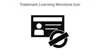 Trademark Licensing Monotone Icon In Powerpoint Pptx Png And Editable Eps Format