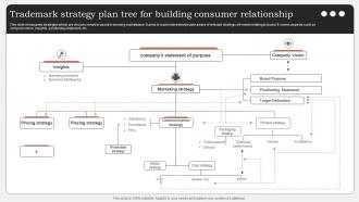 Trademark Strategy Plan Tree For Building Consumer Relationship