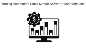 Trading Automation Stock Market Software Monotone Icon In Powerpoint Pptx Png And Editable Eps Format
