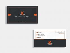 Trading business card template