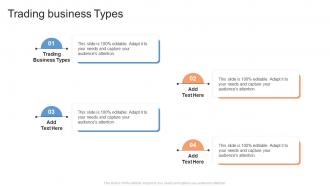 Trading business Types In Powerpoint And Google Slides Cpb