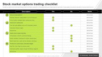 Trading Checklist Powerpoint Ppt Template Bundles Editable Template