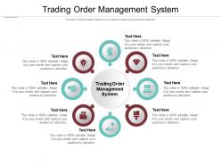 Trading order management system ppt powerpoint presentation icon smartart cpb
