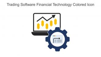 Trading Software Financial Technology Colored Icon In Powerpoint Pptx Png And Editable Eps Format