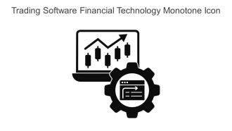 Trading Software Financial Technology Monotone Icon In Powerpoint Pptx Png And Editable Eps Format