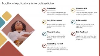 Traditional Applications In Herbal Medicine Calotropis Procera PPT Slides ST AI SS