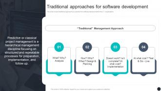 Traditional Approaches For Software Development Agile Online Software Development