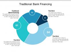 Traditional bank financing ppt powerpoint presentation visual aids show cpb