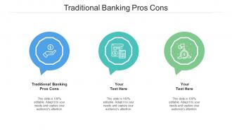 Traditional Banking Pros Cons Ppt Powerpoint Presentation Gallery Professional Cpb