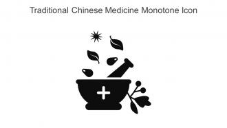 Traditional Chinese Medicine Monotone Icon In Powerpoint Pptx Png And Editable Eps Format