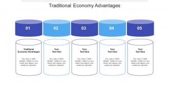 Traditional economy advantages ppt powerpoint presentation gallery cpb