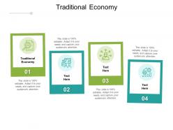Traditional economy ppt powerpoint presentation show graphic tips cpb
