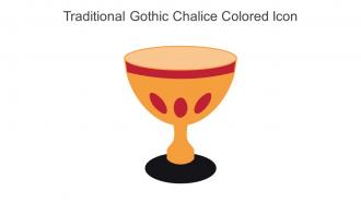 Traditional Gothic Chalice Colored Icon In Powerpoint Pptx Png And Editable Eps Format