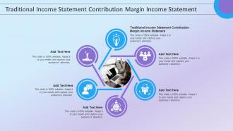 Traditional Income Statement Contribution Margin Income Statement In Powerpoint And Google Slides Cpb
