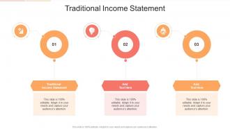 Traditional Income Statement In Powerpoint And Google Slides Cpb