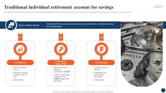 Traditional Individual Retirement Strategic Retirement Planning To Build Secure Future Fin SS