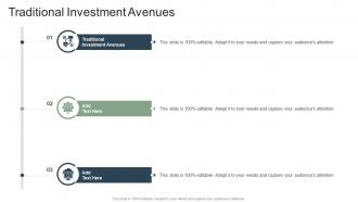 Traditional Investment Avenues In Powerpoint And Google Slides Cpb