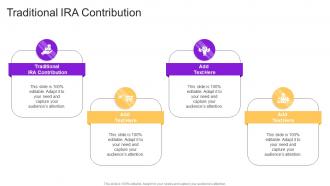 Traditional IRA Contribution In Powerpoint And Google Slides Cpb