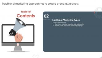 Traditional Marketing Approaches To Create Brand Awareness MKT CD V