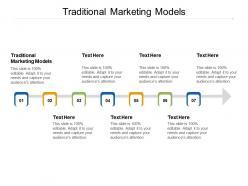 Traditional marketing models ppt powerpoint presentation show graphics design cpb